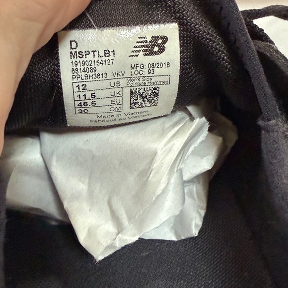 New Balance Fresh Foam Cruz sport Mens Running Shoes Black S 12 MSPTLB1 Athletic - Picture 8 of 13